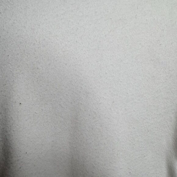 White Mäser Quarter Zip Cotton Fleece Sweater - Size 42 (US Medium) - Picture 9 of 9